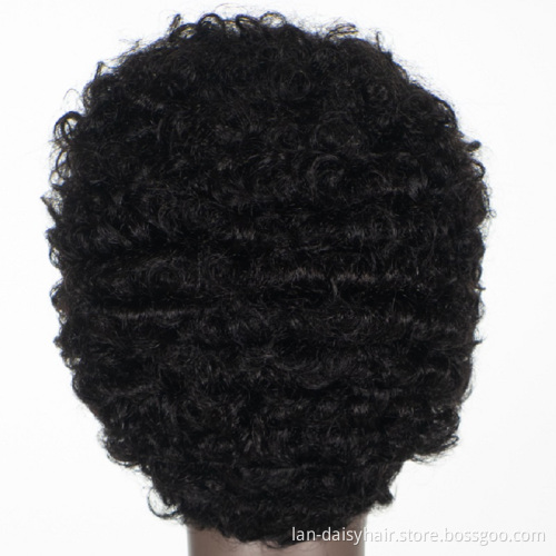 Wholesale different curly Virgin Brazilian human hair headband wig